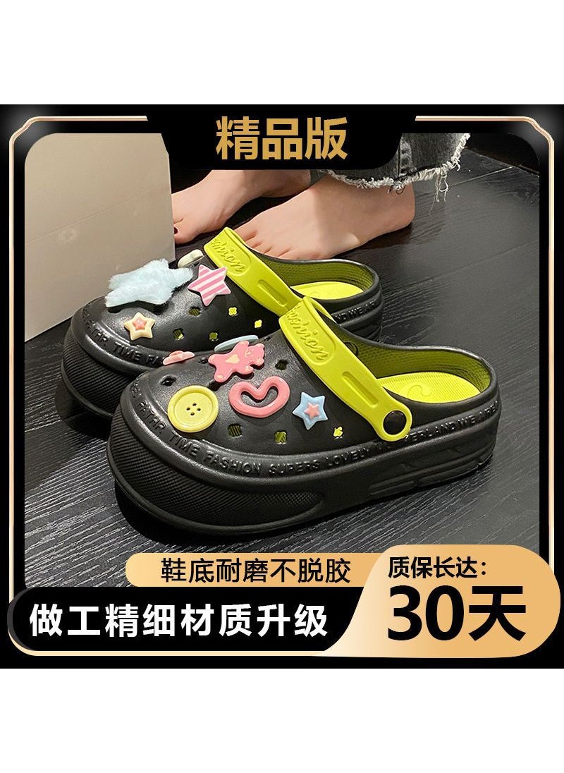 Summer Cartoon Breathable Clogs Slippers Black [Black Label Boutique Edition] FBJ - pzsku/Z2A92B99C1AA5C28B860AZ/45/_/1741690638/c7f6cc45-f8f4-4fcd-9286-d192ec37ad46