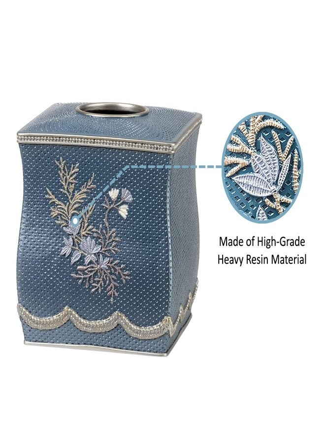 Popular Bath Capri, Tissue Box, Slate Blue - Image 4