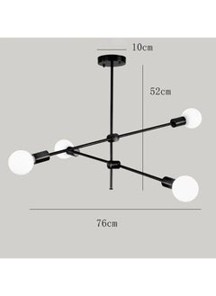 Cluc Sputnik Chandelier - 4 Bulb - Black  - Image 4