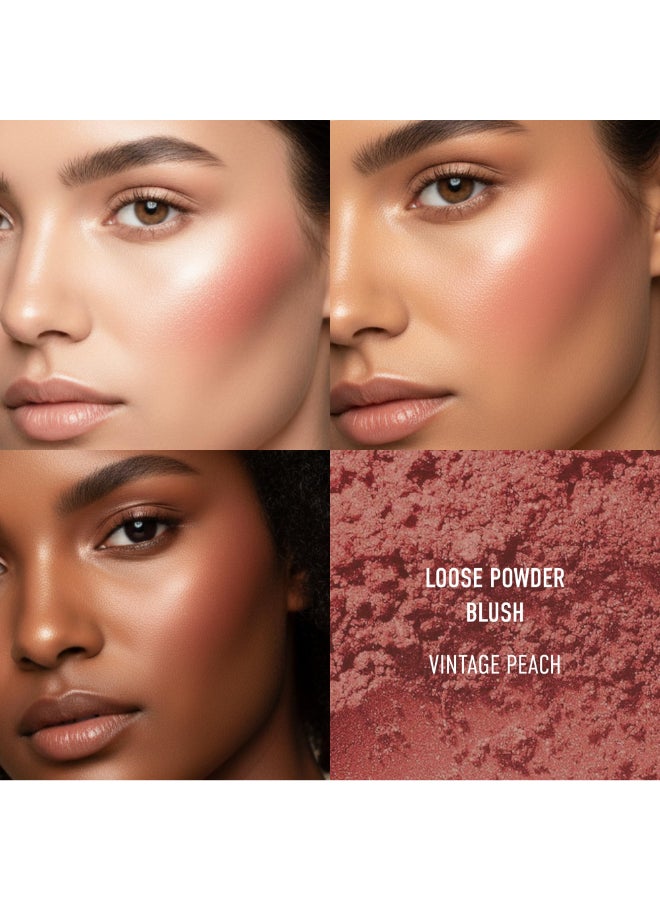 bareMinerals بلاشر مسحوق معدني فضفاض من بار مينيرالز تغطية قابلة للبناء لمسة طبيعية خفيفة الوزن خالية من التلك نباتي - Image 4