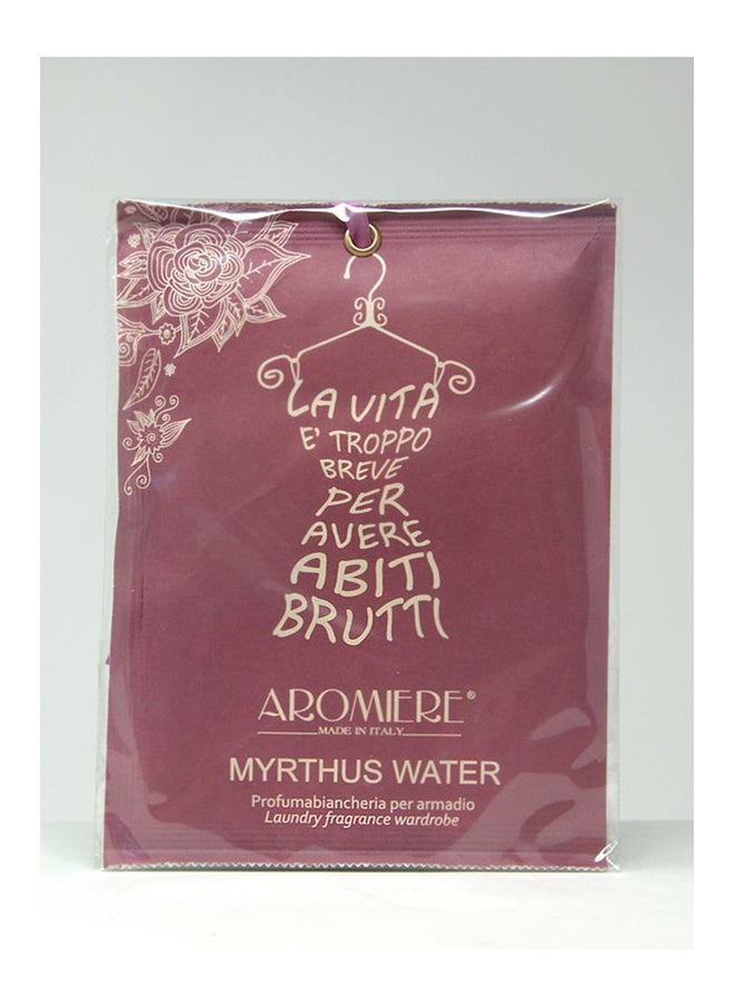 Aromiere Myrtus Water Laundry Fragrance Wardrobe Pouch 9 g Size Made in Italy  - Image 1