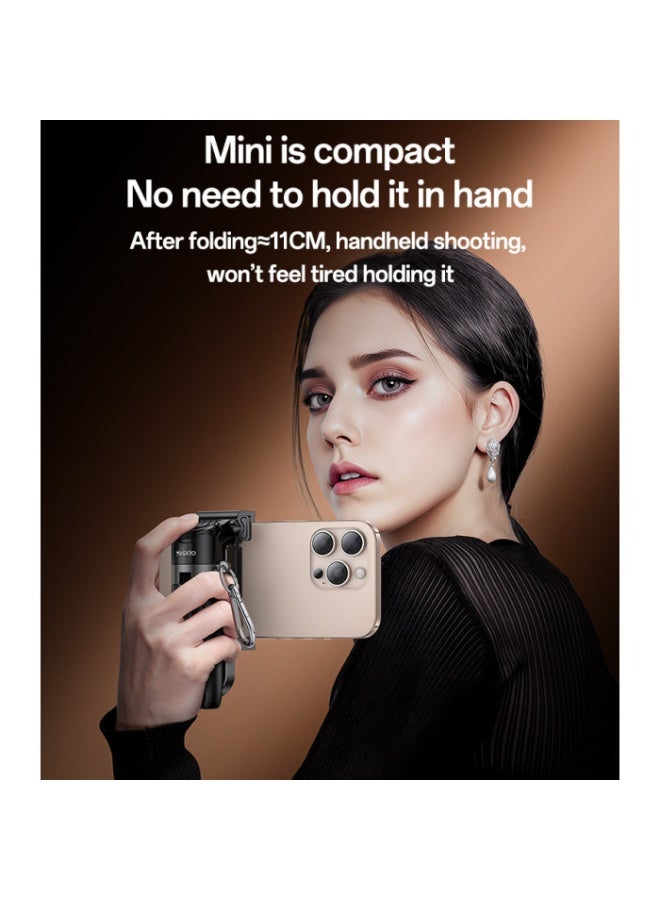 يسيدو عصا سيلفي Yesido SF29 مع ترايبود، ريموت بلوتوث 5.2 قابل للفصل، دوران 360 درجة، طول 43 سم - أسود - Image 4