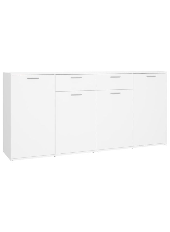 vidaxl Sideboard White 160x36x75 cm Engineered Wood 3074927 - Image 1