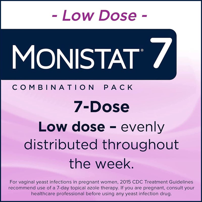 Monistat 7-Day Yeast Infection Treatment for Women, Miconazole Cream (45g Tube) & 7 Applicators, for Relief of Mild Vaginal Itching, 2 Pack - Image 4