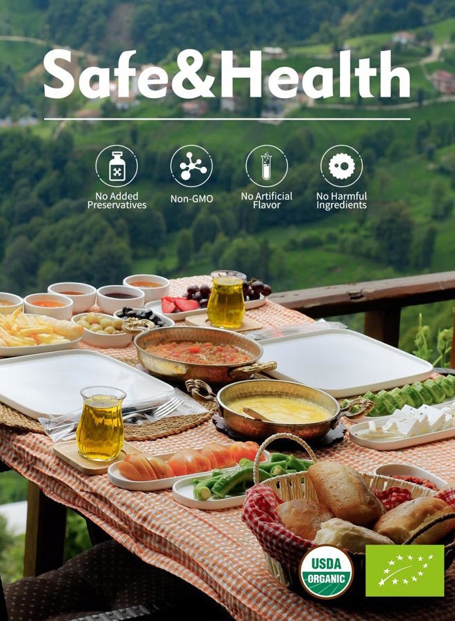 KHS Green Tea Loose Leaf, 7.06 Oz Organic Green Tea Leaves Fresh & Elegant Flavor Natural USDA Organic Loose Green Leaf Tea for Hot or Iced Tea Beverages -200g - Image 5