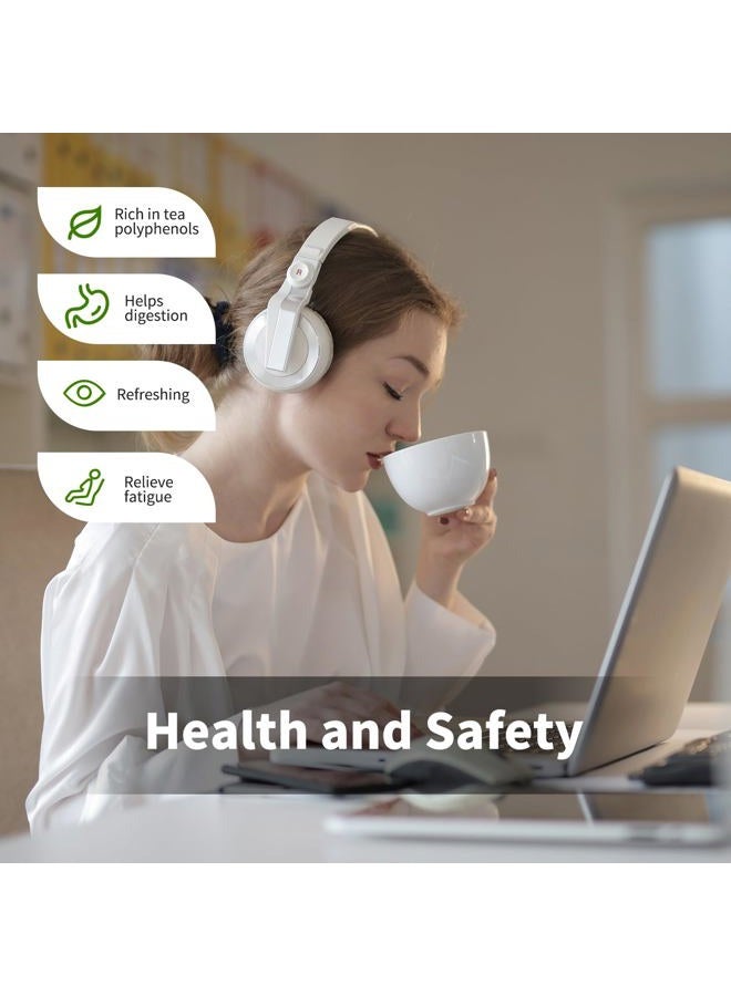 KHS Green Tea Loose Leaf, 7.06 Oz Organic Green Tea Leaves Fresh & Elegant Flavor Natural USDA Organic Loose Green Leaf Tea for Hot or Iced Tea Beverages -200g - Image 4