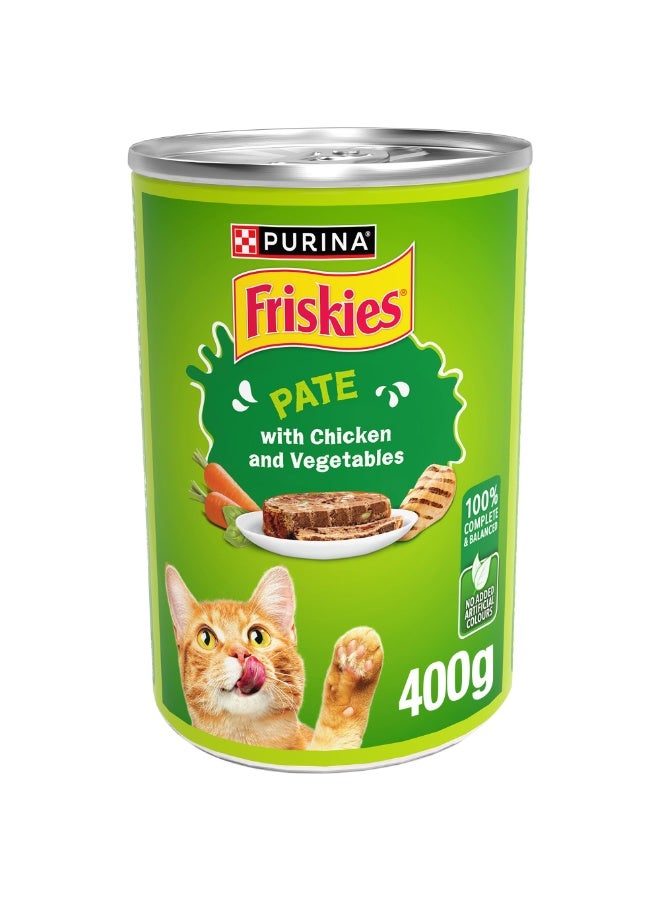 بورينا طعام القطط الرطب بورينا فريسكيز باتيه بالدجاج والخضروات 400 جرام - Image 1