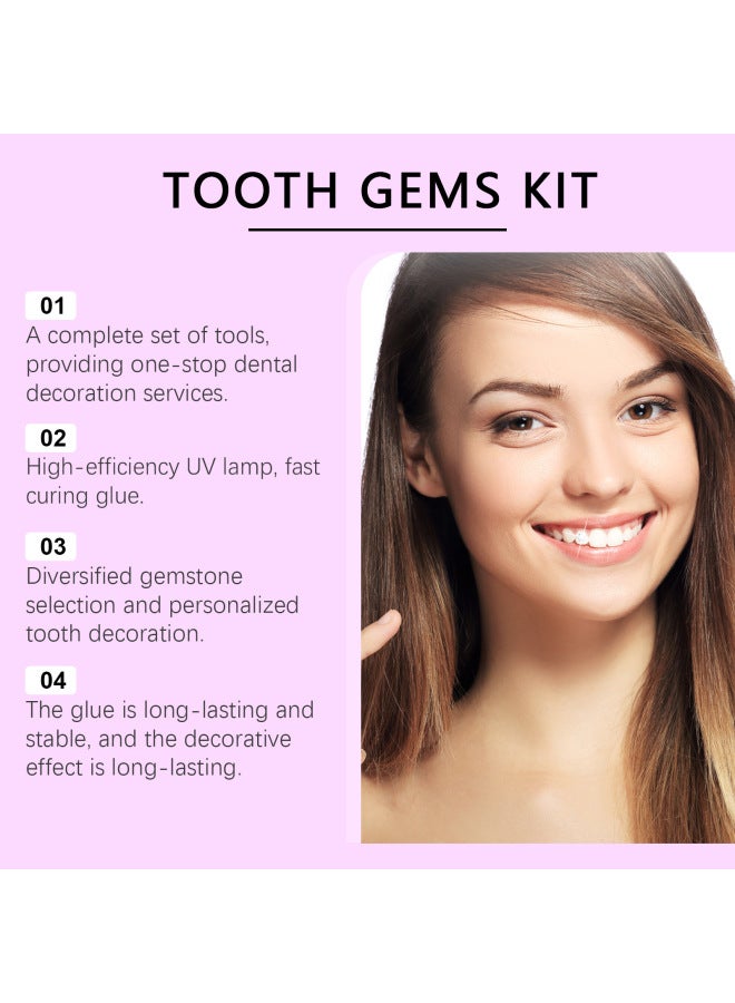 Eelhope Teeth Beauty Set Fashion Beauty Decoration Diamond Combination Personality Shine Light Up Smile Style - Image 4