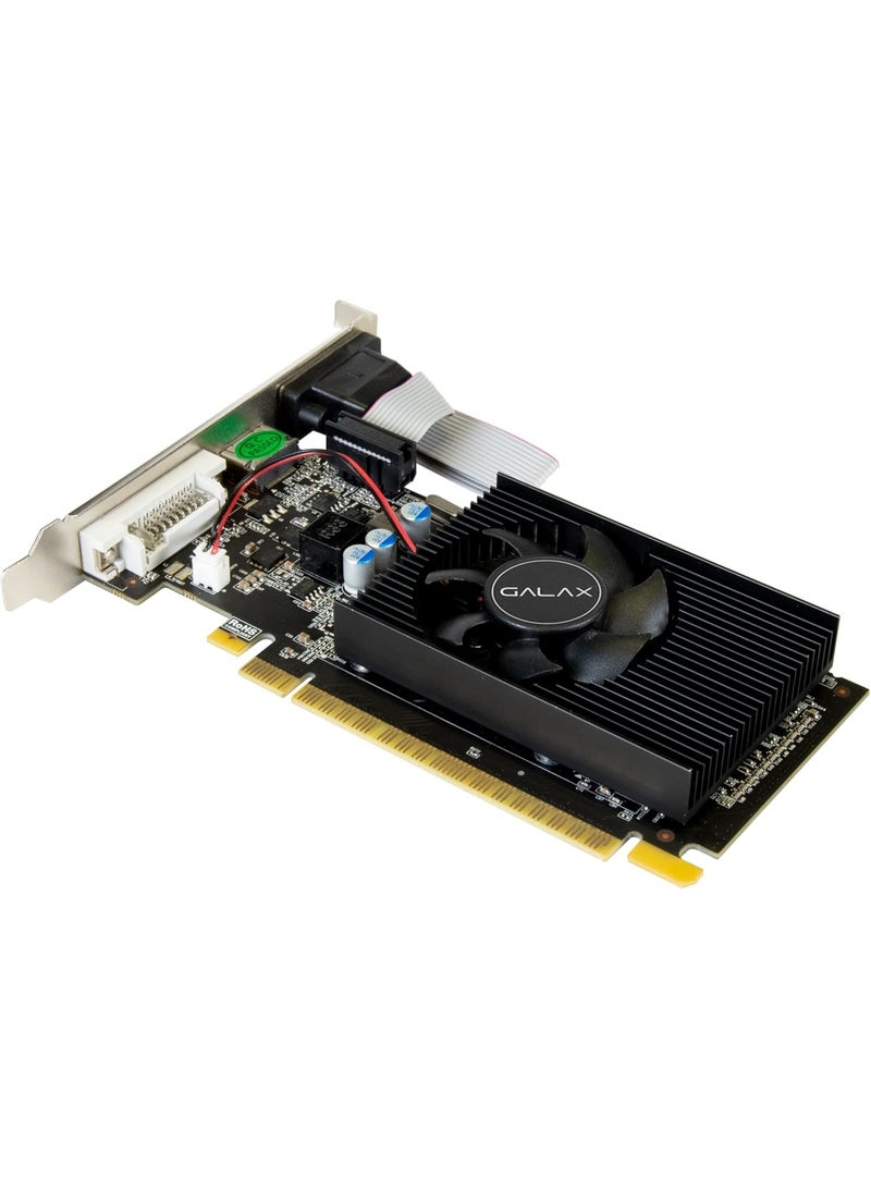 GALAX بطاقة جرافيك غالاكسي جي فورس GT 730 سعة 4 جيجابايت DDR3 128-بت منخفضة الارتفاع HDMI/DVI/VGA - Image 3