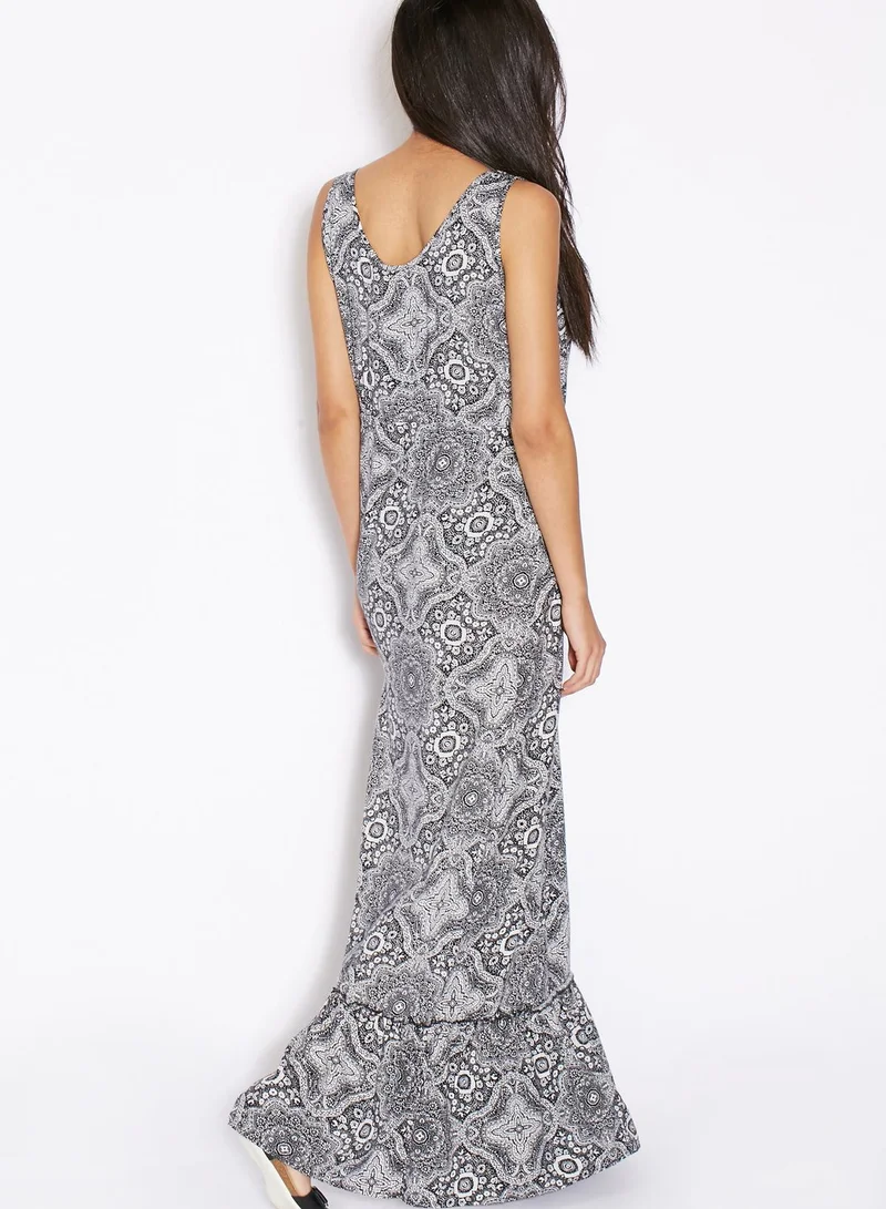 Jacqueline de Yong Tate Printed Dress