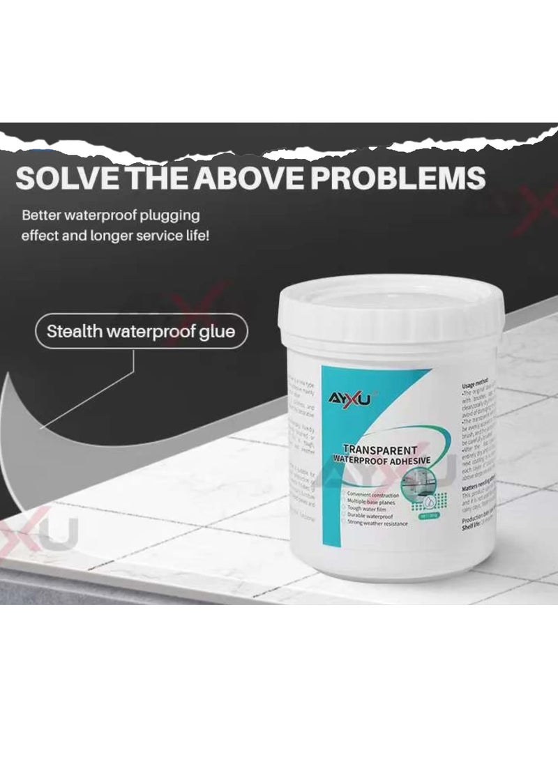 DubaiGallery NEW ARRIVAL MultiPurpose Transparent Waterproof Glue | Anti-leakage Agent Glue |Waterproof Adhesive Insulating Duct Repair Glue 300g  - Image 3