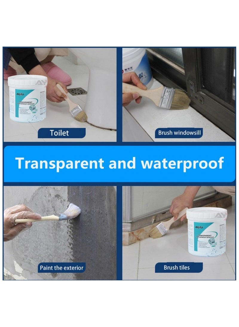 DubaiGallery NEW ARRIVAL MultiPurpose Transparent Waterproof Glue | Anti-leakage Agent Glue |Waterproof Adhesive Insulating Duct Repair Glue 300g  - Image 4