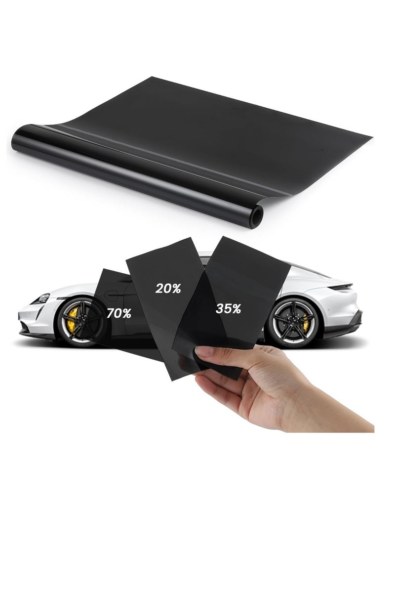 فانتوم فيلم تظليل نوافذ السيارة Phantom Pro Max Nano Ceramic لسيارة ذات 5 مقاعد، حماية من الأشعة فوق البنفسجية والحرارة بنسبة 99%، 3 طبقات مقطوعة مسبقًا، الجزء الأمامي 100 سم، الجزء الخلفي 75 سم، الجزء الأوسط 50 سم، سهل التركيب، مقاوم للخدش، مضاد للتوهج بنسبة 70% و35% و20%، ظلال، عزل حراري، التحكم في أشعة الشمس - Image 2