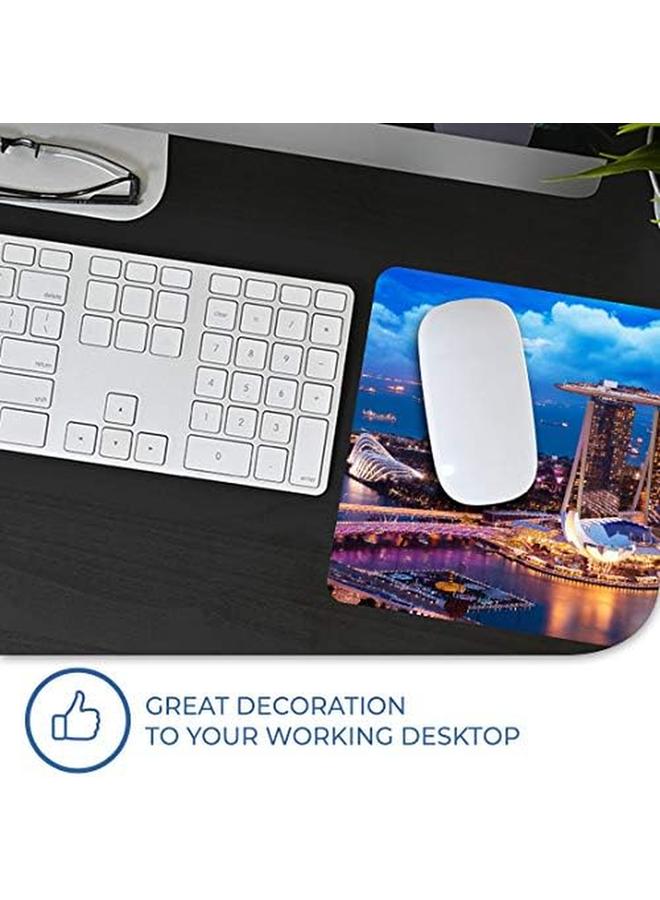Marina Bay Singapore Travel Mouse Mat Pad Computer Pc Laptop Gaming Office Home Desk Accessory Gadget 2149