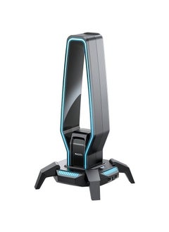 Yesido HB25 3 in1 Headset Stand With RCB Lights And USB Hub Audio Adapter