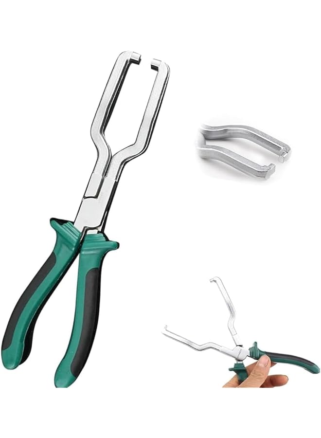 YARDHOBI Electrical Disconnect Pliers, Automotive Electrical Connector Disconnect Pliers, Long Spark Plug Removal Pliers, Fuel Line Plier, Car Fuel Feed Pipe Plier, Universal Pipe Clip Repair Tool (9 Inch) - Image 1