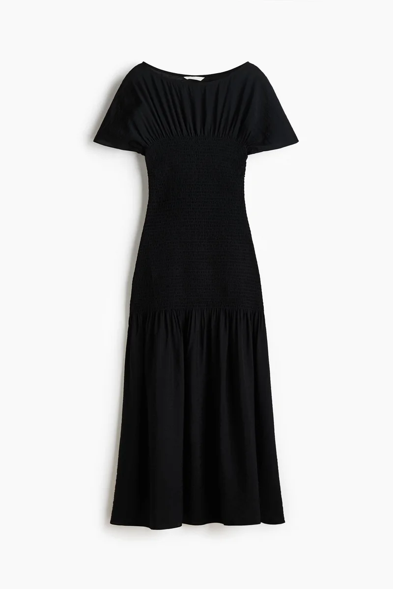 H&M  Smocked-detail dress for Women | Best Price UAE
