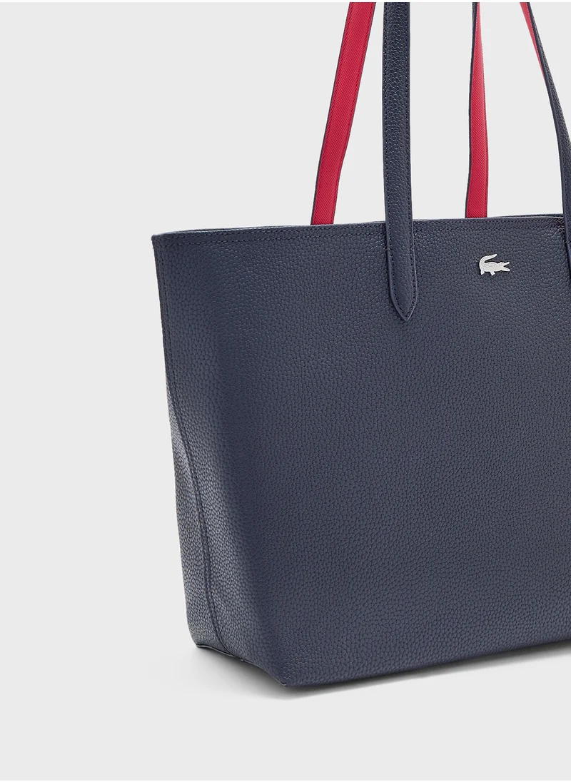 لاكوست Essentials Top Handle Zip Over Tote