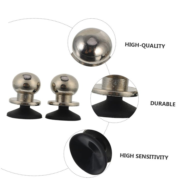 Silver 4pcs Game Joystick for Phone Tablet Large Shooting Buttons Enhanced Gaming - Image 4