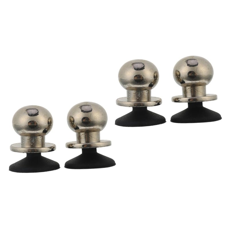 Silver 4pcs Game Joystick for Phone Tablet Large Shooting Buttons Enhanced Gaming - Image 2