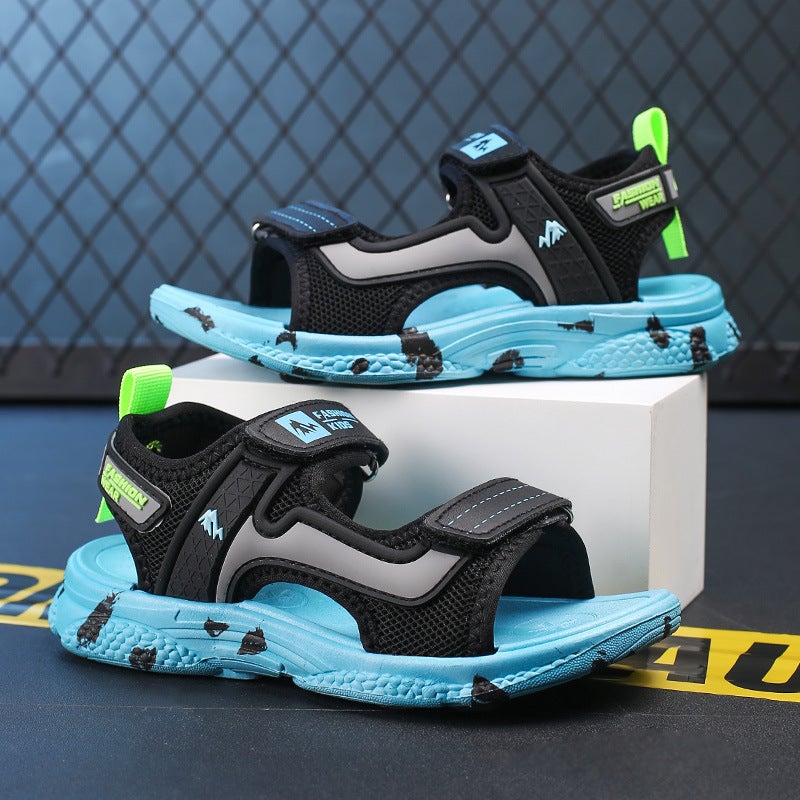 Children'S Sandals 2023 Children'S Shoes Hollow Fashion Lightweight Non-Slip Wear-Resistant Beach Shoes - Image 2
