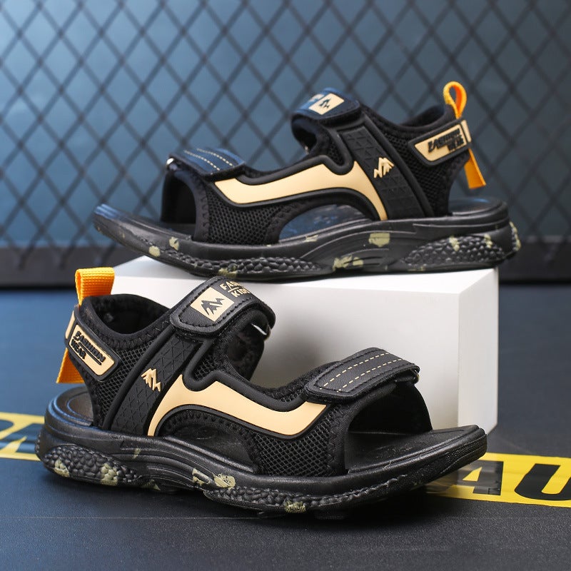 Children'S Sandals 2023 Children'S Shoes Hollow Fashion Lightweight Non-Slip Wear-Resistant Beach Shoes - Image 4