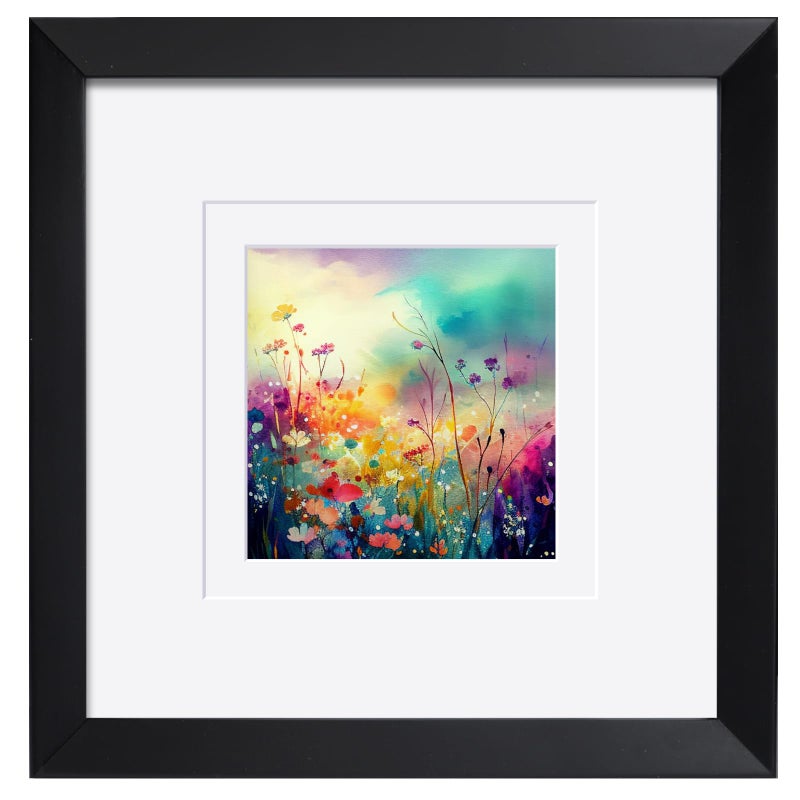 NESCL 8x8 Picture Frame Black Pine Wood with Mats Displaying 5x5 or 4x4 Pictures  Square Photo Frames Gallery Wall Mount Home Office Decor 1 Pack