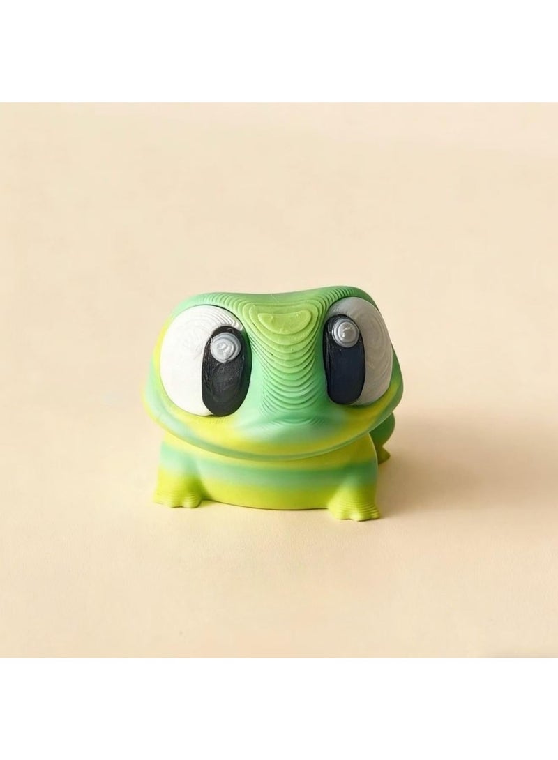 general Big - Eyed Frog Keychain, Cute Animal Key Ring for Bag and Key Organization - Image 1