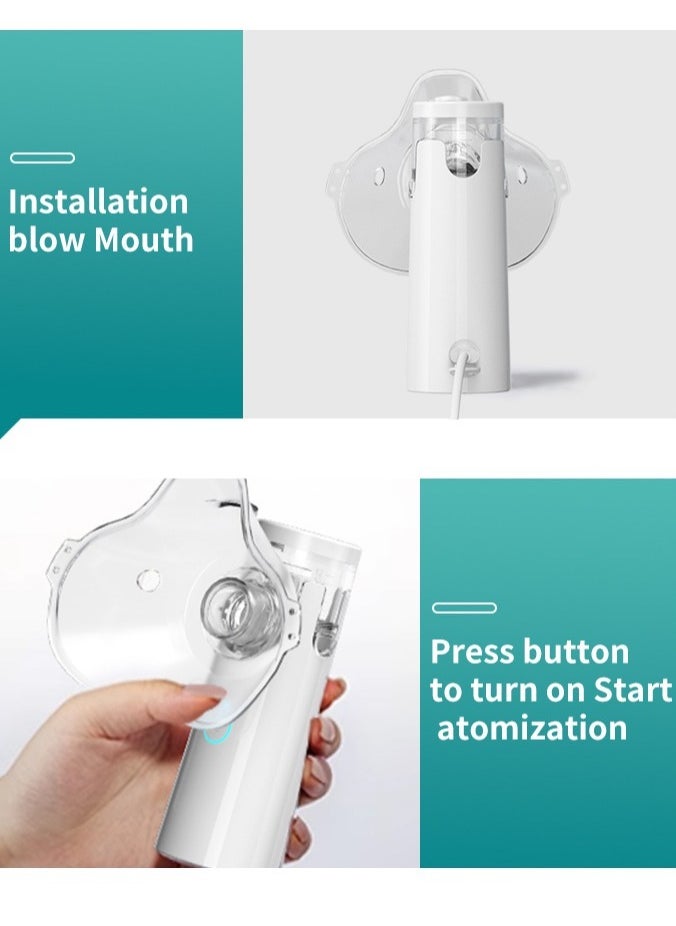 Generic - Handheld Nebulizer, Steam Inhaler Device For Medical Staff, Adult/Child Asthma Patients. - Image 1