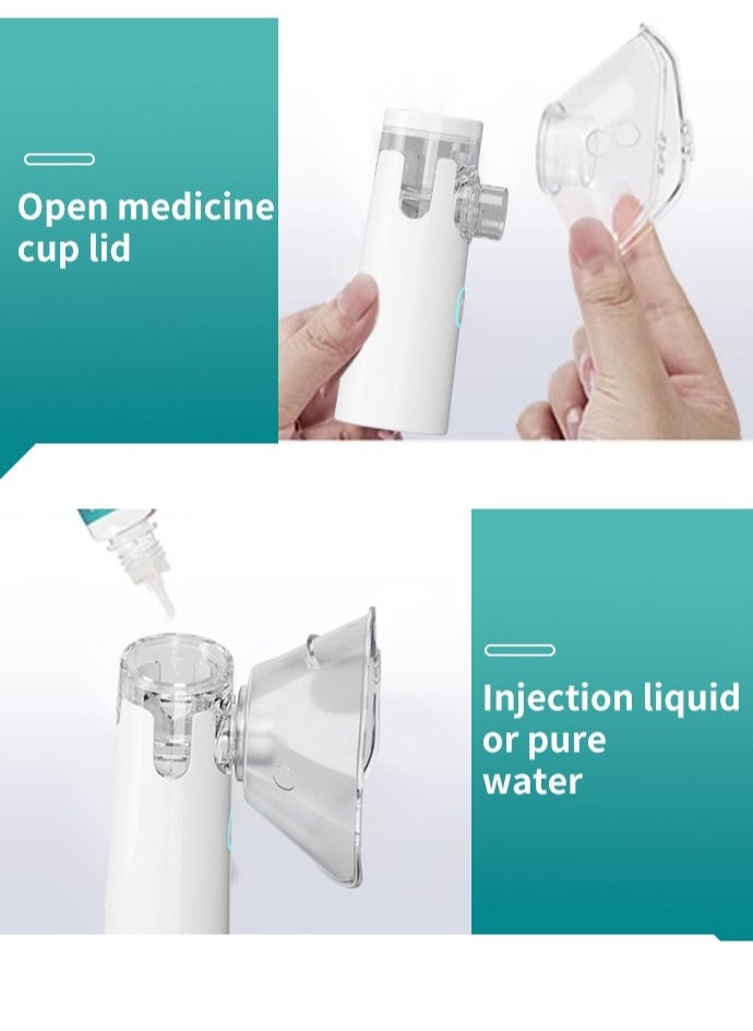 Generic - Handheld Nebulizer, Steam Inhaler Device For Medical Staff, Adult/Child Asthma Patients. - Image 1