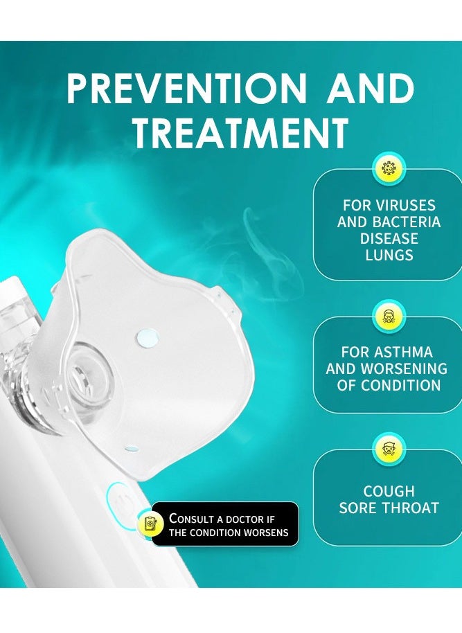Generic - Handheld Nebulizer, Steam Inhaler Device For Medical Staff, Adult/Child Asthma Patients. - Image 1