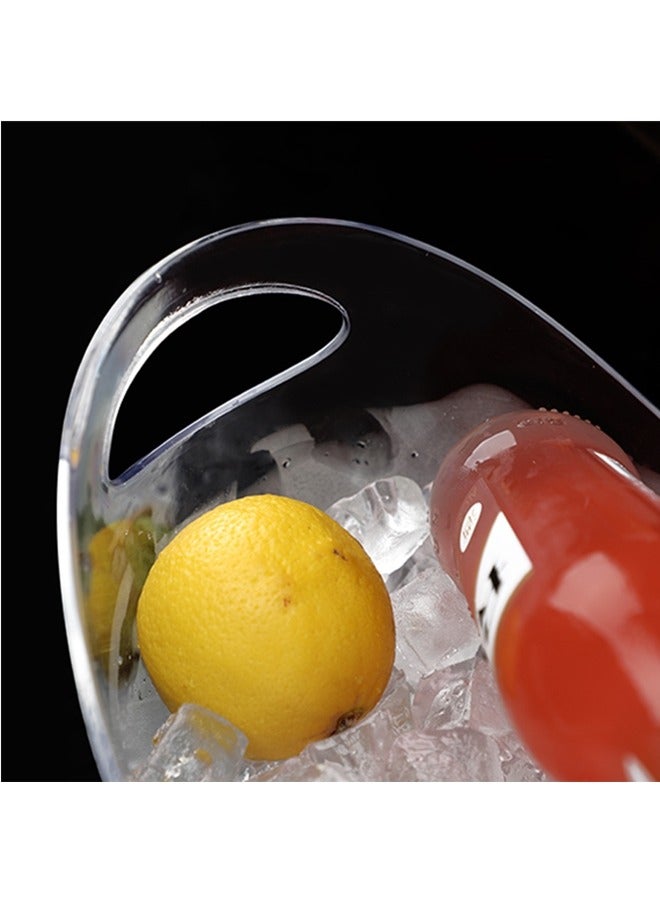 Ice Bucket Wine Bucket,8L Wine Bucket Chiller for Parties,Clear Acrylic Cooler Bucket for Champagne Wine Drinks Beer,Beverage Tub,Ice Tub,Bar Supplies - Image 5