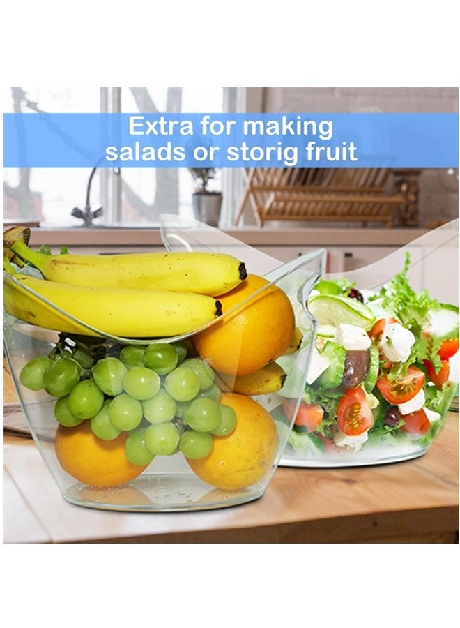 Ice Bucket Wine Bucket,8L Wine Bucket Chiller for Parties,Clear Acrylic Cooler Bucket for Champagne Wine Drinks Beer,Beverage Tub,Ice Tub,Bar Supplies - Image 3