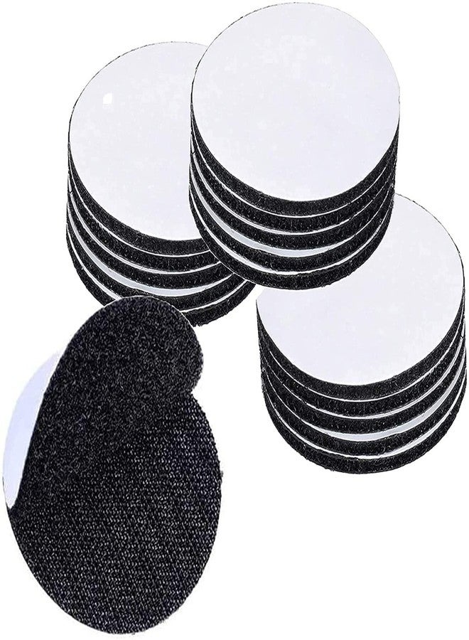JAGDIV Hook Loop Heavy Duty Tape, Round wellcro Tape Dots,Double Sided Adhesive welcro,Self Adhesive Mounting Dots Tape, Rug Carpet Cushions Anti Slip Tape, Removable and Reusable - Image 1