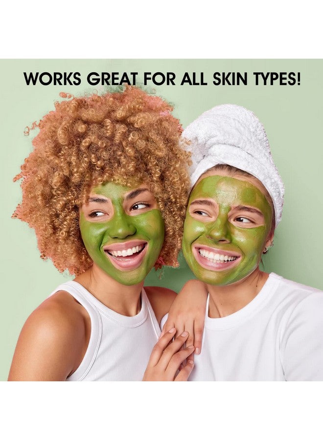 SHVYOG Green Tea Face Mask, Antioxidant Green Tea Clay Mask with Volcanic Mud, Deep Cleansing & Moisturizing & Hydrating Clay Facial Mask for Pores, Blackheads, Wrinkles, Dirts - Image 5