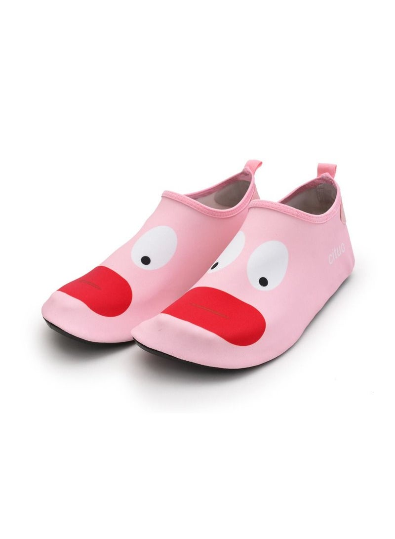 Loquat Children's Beach Shoes, Swimming Shoes, Skin Friendly Shoes Pink Bean Eyes - Image 1