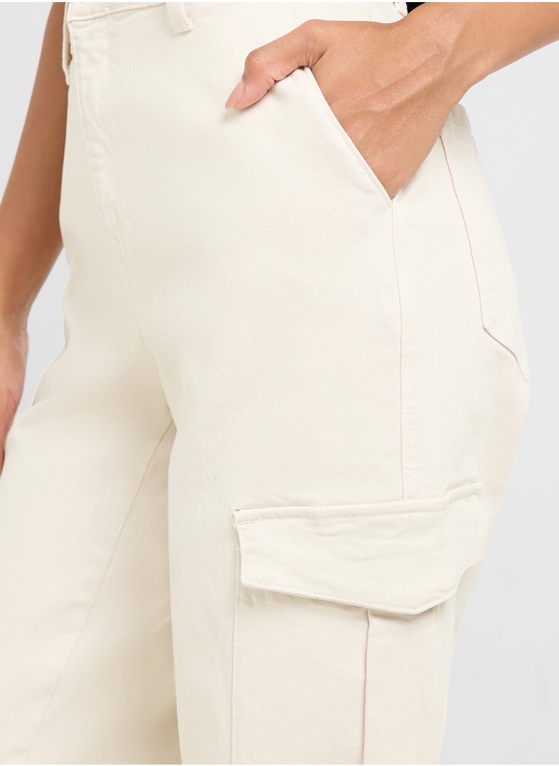 ONLY High Waist Cargo Pants  - Image 3