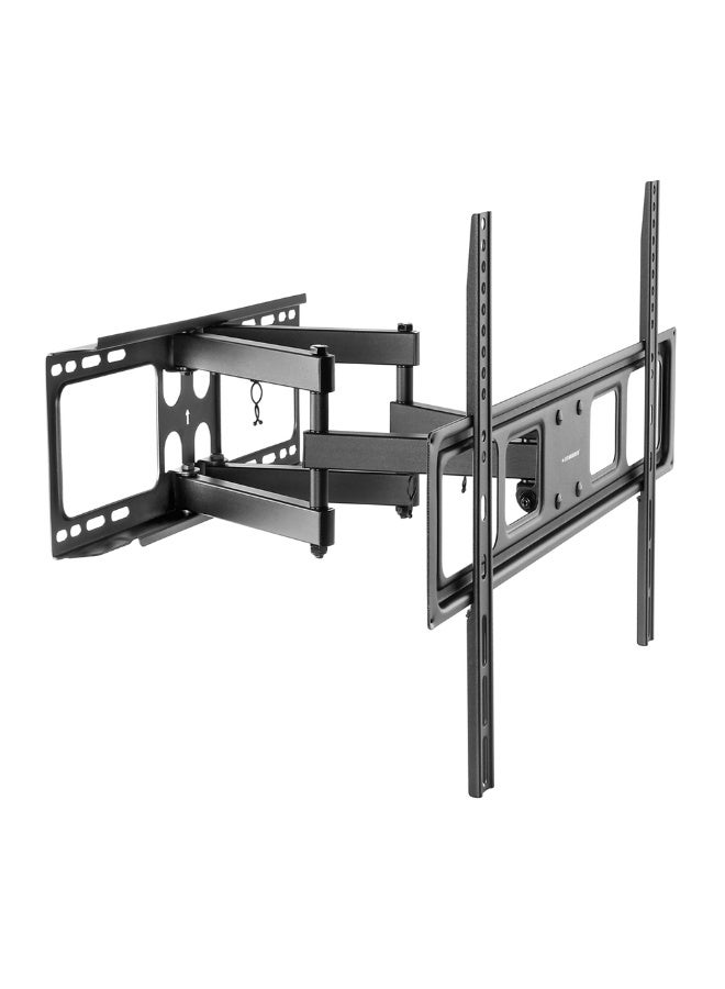 ستارجولد دعامة تثبيت على الحائط للتلفزيون ذات الحركة الكاملة شديدة التحمل تناسب شاشة تلفزيون LCD منحنية مقاس 32 بوصة - 75 بوصة باللون الأسود - Image 1
