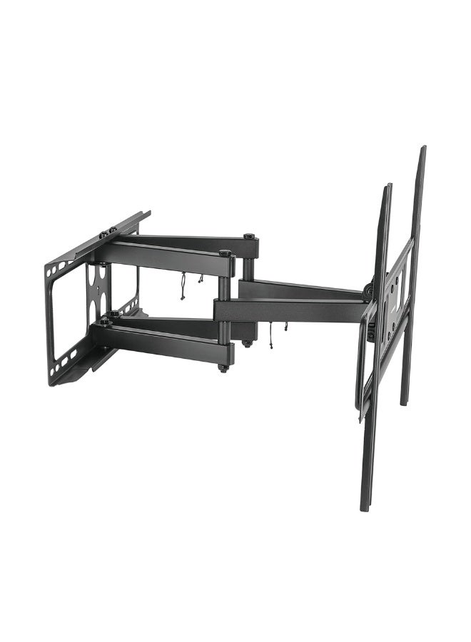 ستارجولد دعامة تثبيت على الحائط للتلفزيون ذات الحركة الكاملة شديدة التحمل تناسب شاشة تلفزيون LCD منحنية مقاس 32 بوصة - 75 بوصة باللون الأسود - Image 2