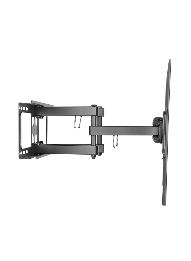 ستارجولد دعامة تثبيت على الحائط للتلفزيون ذات الحركة الكاملة شديدة التحمل تناسب شاشة تلفزيون LCD منحنية مقاس 32 بوصة - 75 بوصة باللون الأسود - Image 3
