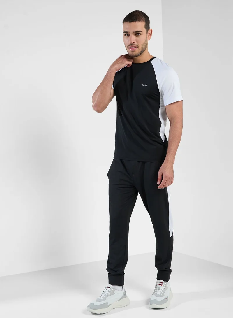 BOSS Colour Block Crew Neck T-Shirt