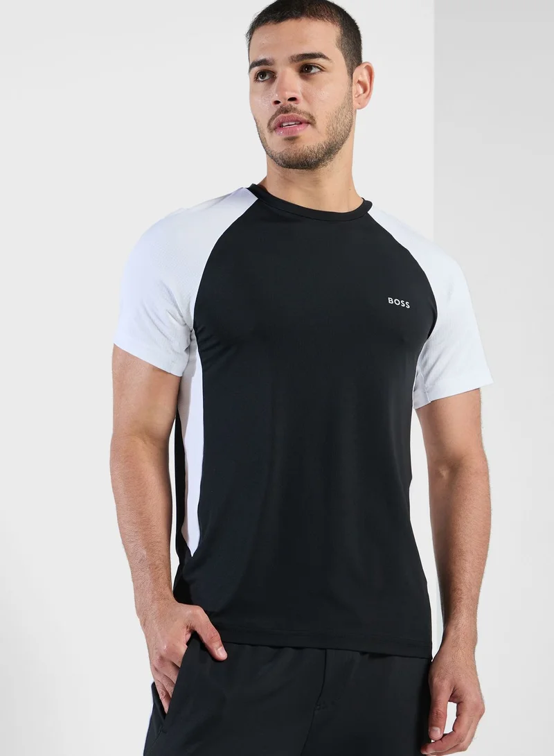 BOSS Colour Block Crew Neck T-Shirt