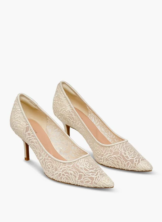 Celeste CREAM Women Stiletto Heel Pumps for Women | Best Price UAE