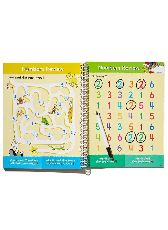 null - Dr. Seuss Wipe-Clean Workbook: Letters and Numbers: Activity Workbook for Ages 3-5 - Image 1