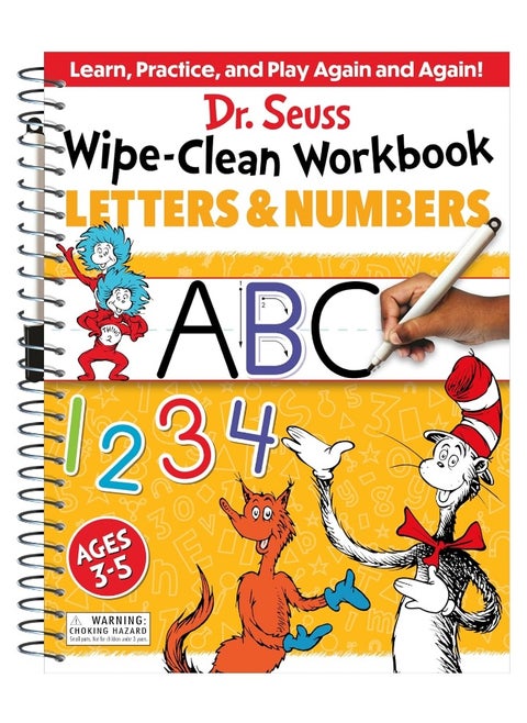 Dr. Seuss Wipe-Clean Workbook: Letters and Numbers: Activity Workbook for Ages 3-5