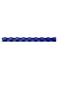 100-Piece Binding Combs 20mm Blue
