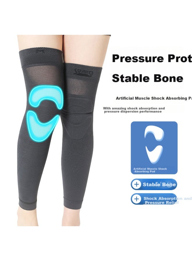 Sorbothane Imported Sports Knee Brace For Meniscus Injury, Long Style For Men And Women, Running And Basketball Patella Joint Protector S - Image 2