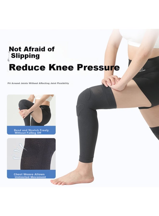 Sorbothane Imported Sports Knee Brace For Meniscus Injury, Long Style For Men And Women, Running And Basketball Patella Joint Protector S - Image 3