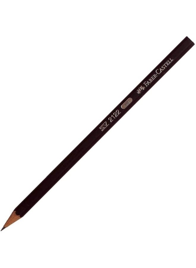 Faber-Castell Faber Castell 2122 HB Graphite Pencil - Black