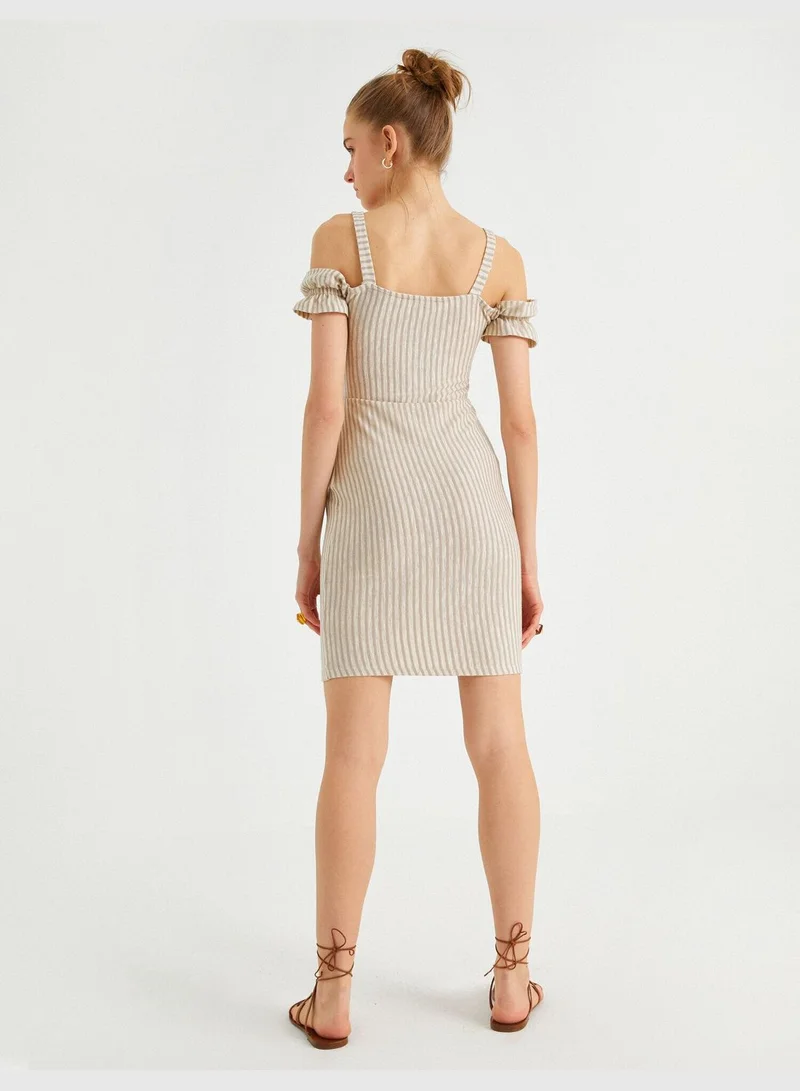 KOTON Button Detailed Dress